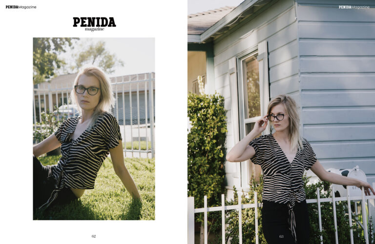 Tara Dupuis model by Jessica Robles Photographer in PENIDA Magazine December 2020